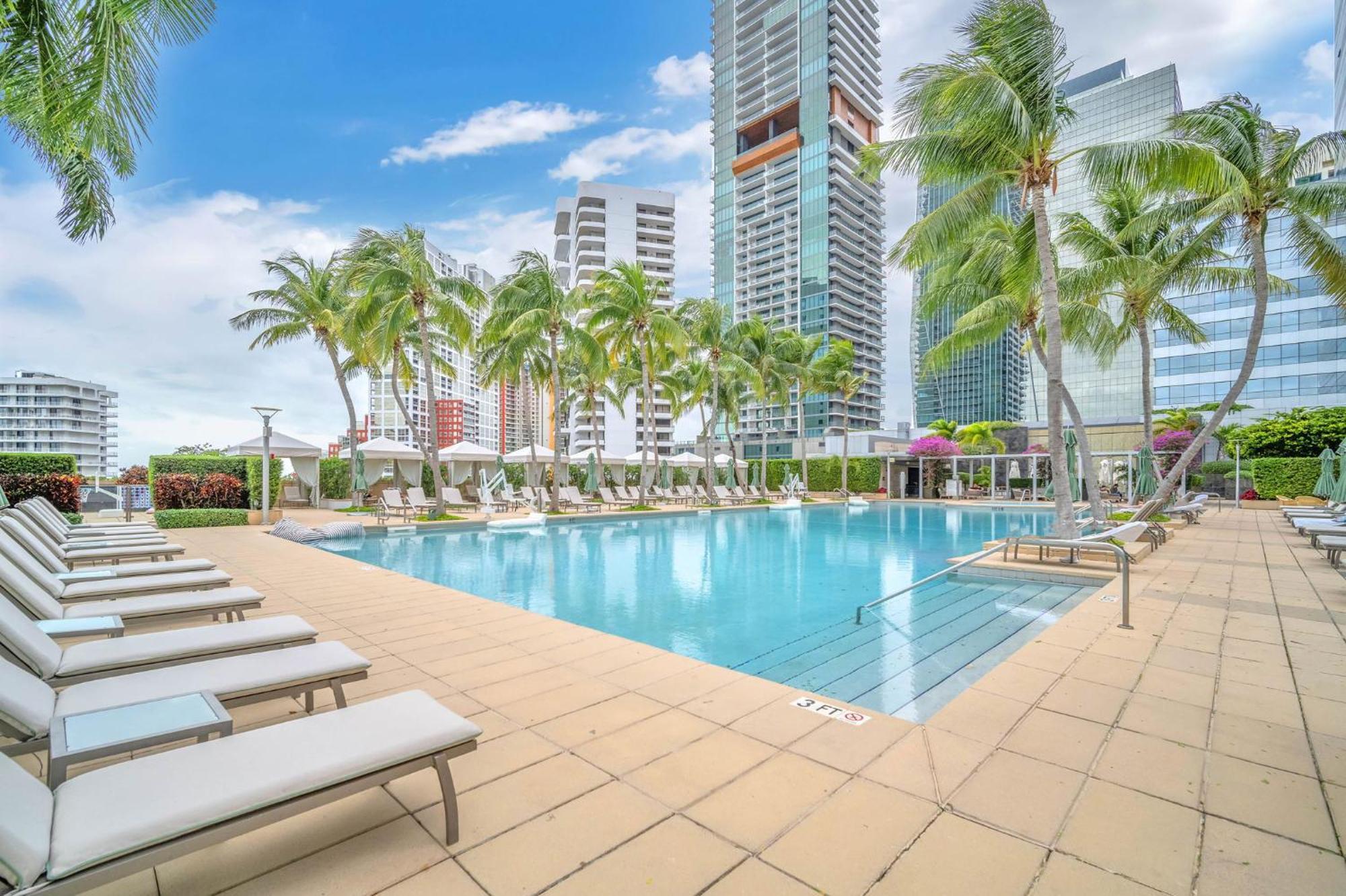 Spacious 2 Bedroom 2 Bath & Studio Suites In The Four Seasons Hotel Miami High Floors Buitenkant foto